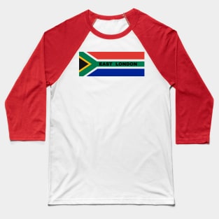 East London City in South African Flag Baseball T-Shirt